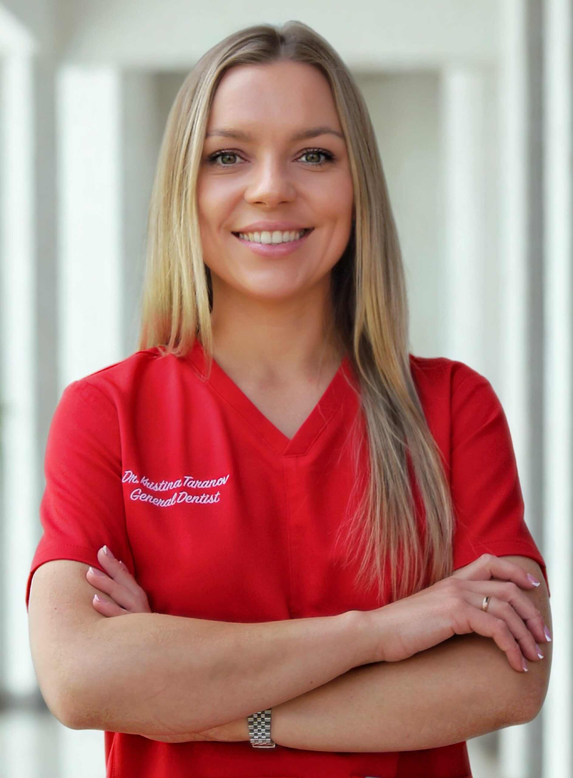 Dr. Kristina Taranov, cosmetic and restorative dentist at Tower Dental Arts in Naples, FL